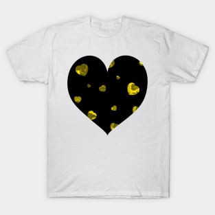 Chaotic Hearts, Dapple Series - Yellow T-Shirt